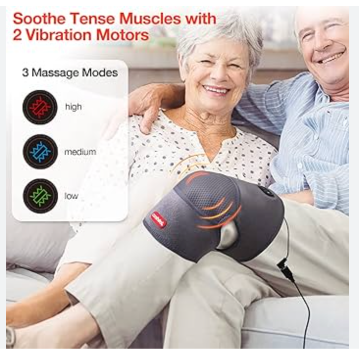 Rodillera eléctrica con calor y corriente