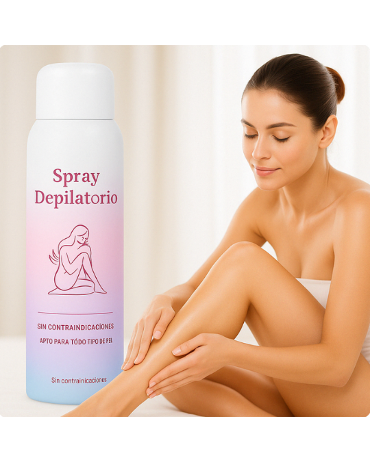 GlowSmooth™ SPRAY DEPILATORIO que disuelve el vello indeseado en minutos