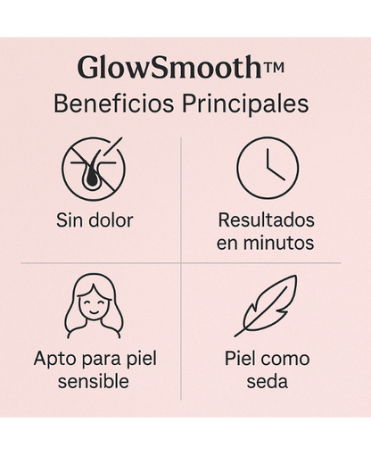 GlowSmooth™ SPRAY DEPILATORIO que disuelve el vello indeseado en minutos